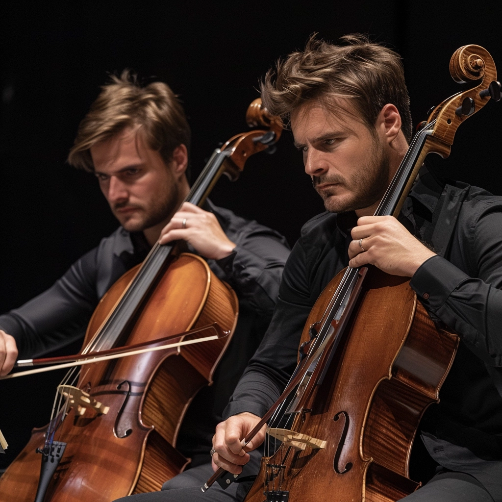 Stjepan Hauser and Luca Sulic
